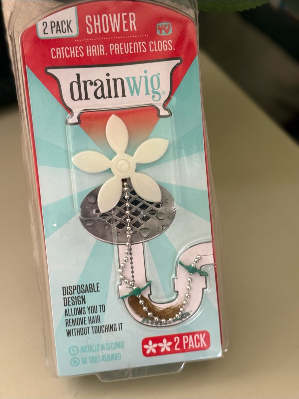 DrainWig Shower Hair Catcher